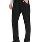 Women's 7-Pocket Natural Rise Tapered Leg Pant - DK005 - Black