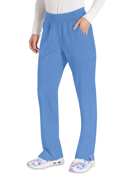 Women's 7-Pocket Natural Rise Tapered Leg Pant - DK005 - Ciel