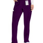 Women's 7-Pocket Natural Rise Tapered Leg Pant - DK005 - Eggplant