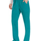 Women's 7-Pocket Natural Rise Tapered Leg Pant - DK005 - Teal Blue