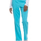 Women's 7-Pocket Natural Rise Tapered Leg Pant - DK005 - Turquoise