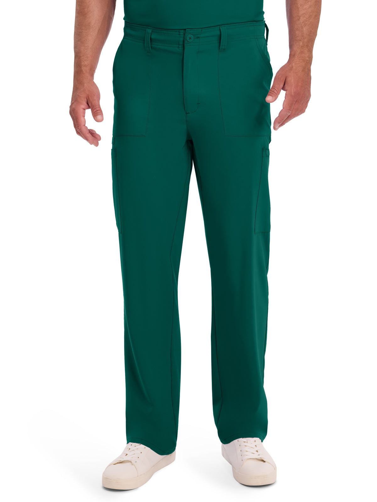 Men's 6-Pocket Natural Rise Drawstring Pant - DK015 - Hunter Green
