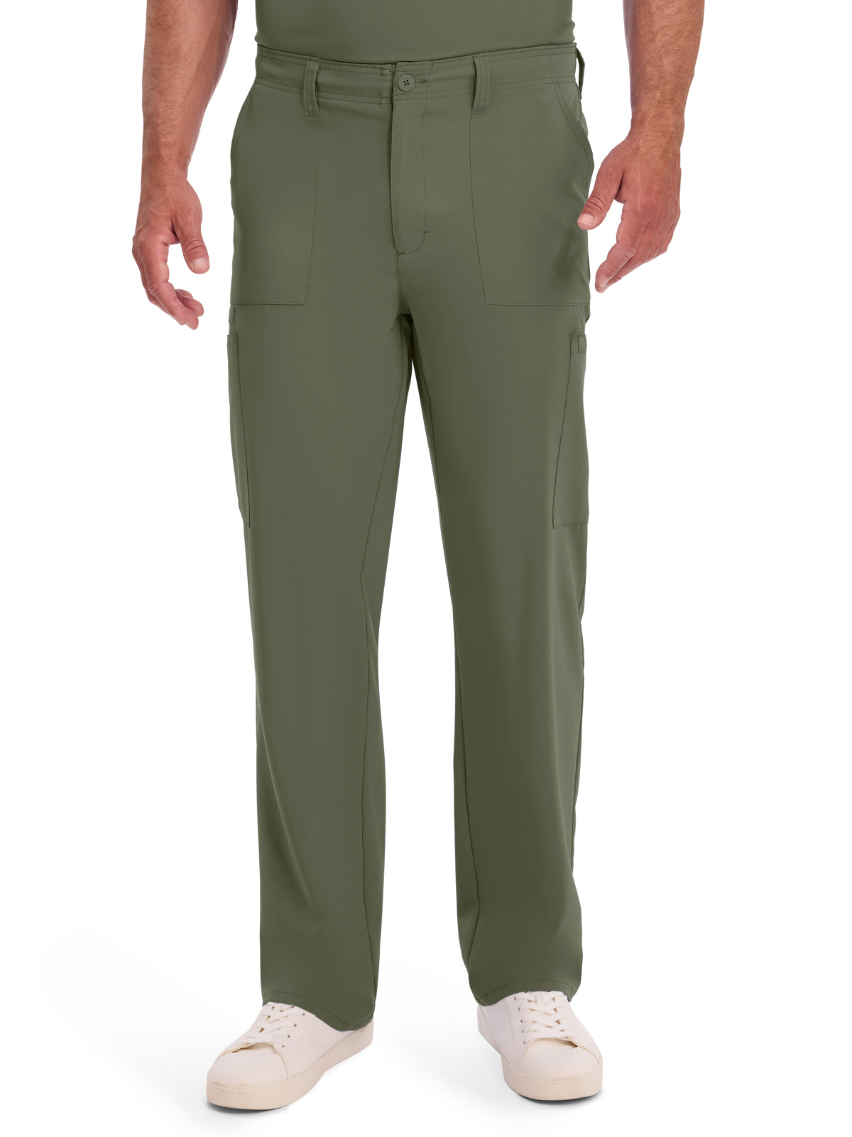 Men's 6-Pocket Natural Rise Drawstring Pant - DK015 - Olive