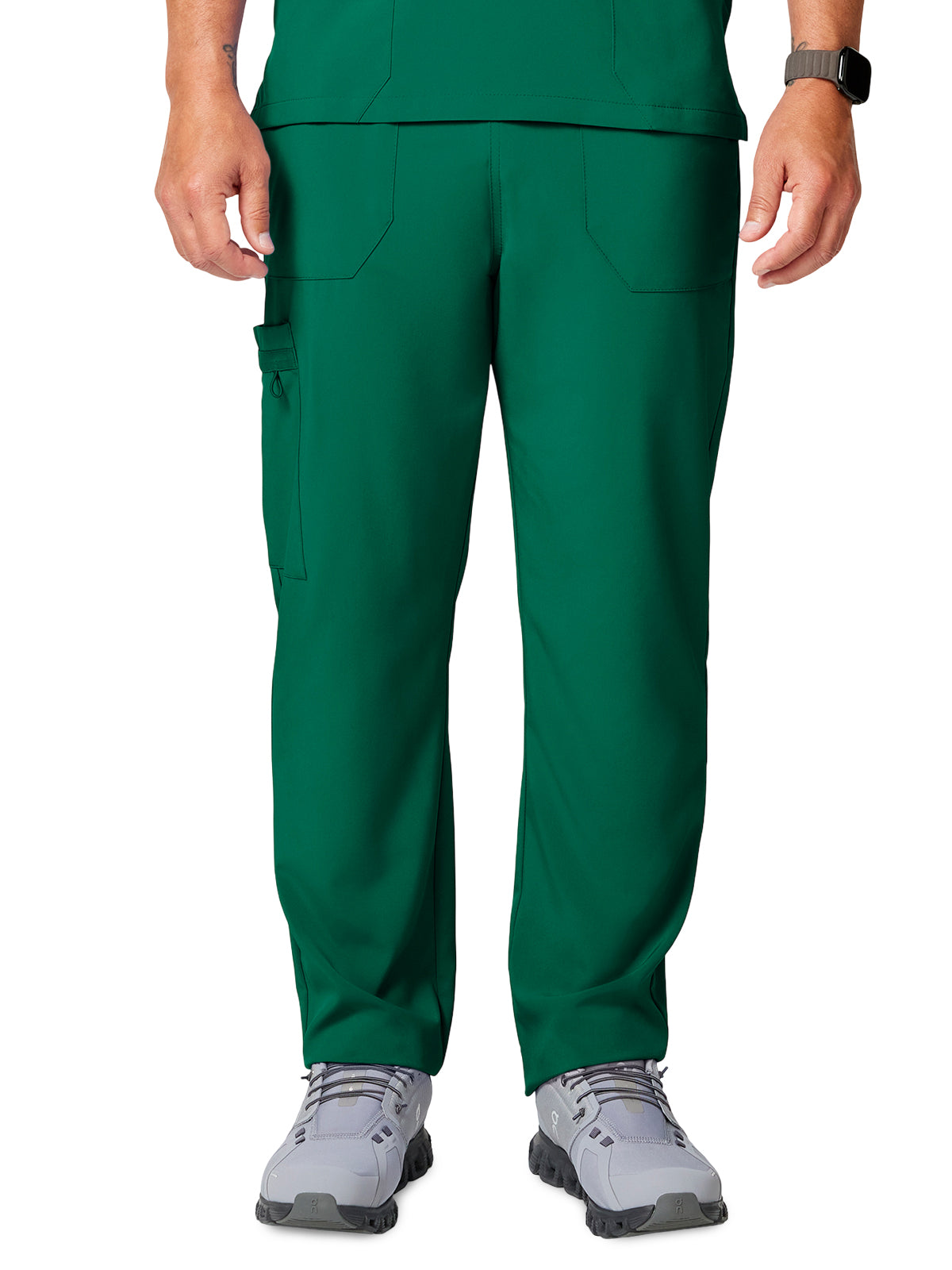 Unisex 5-Pocket Natural Rise Tapered Leg Pant - DK019 - Hunter Green