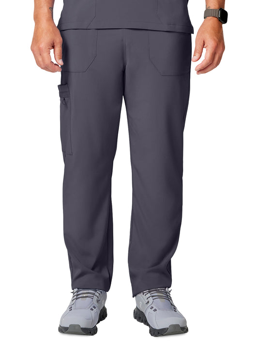 Unisex 5-Pocket Natural Rise Tapered Leg Pant - DK019 - Pewter