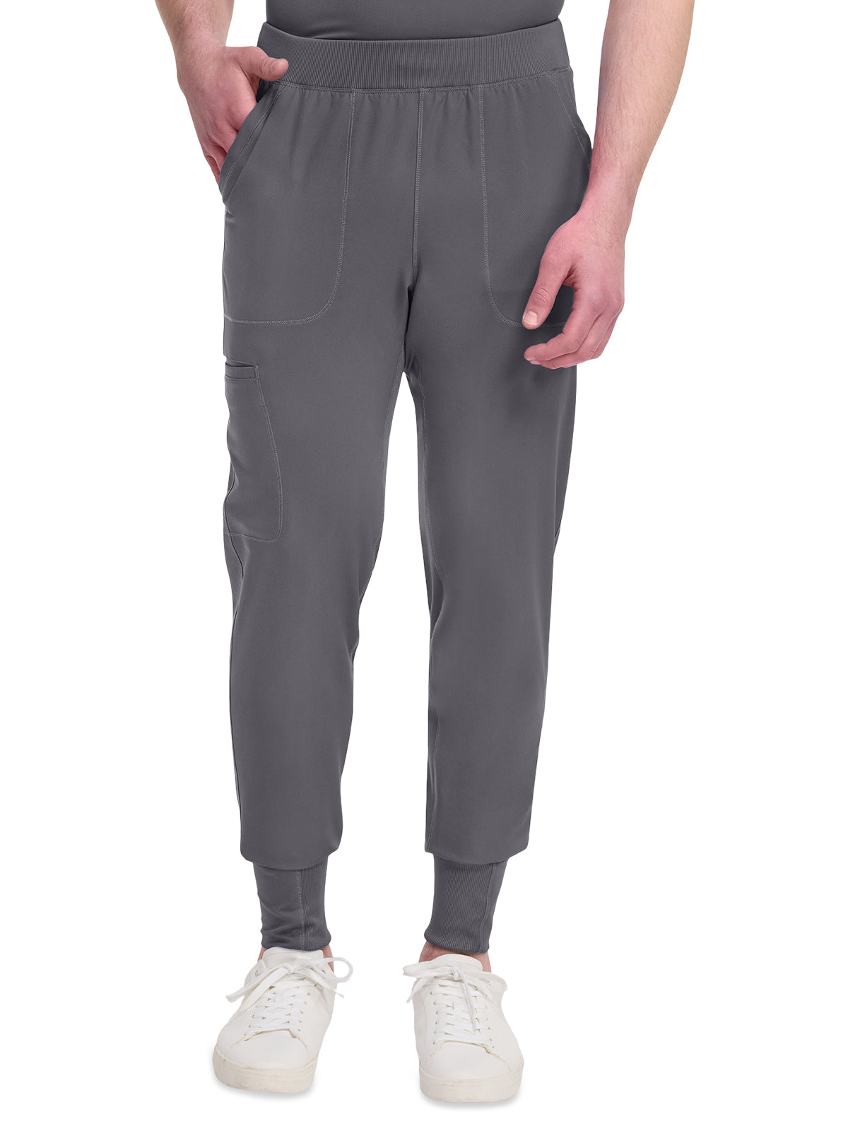 Men's 4-Pocket Tapered Leg Jogger Pant - DK040 - Pewter