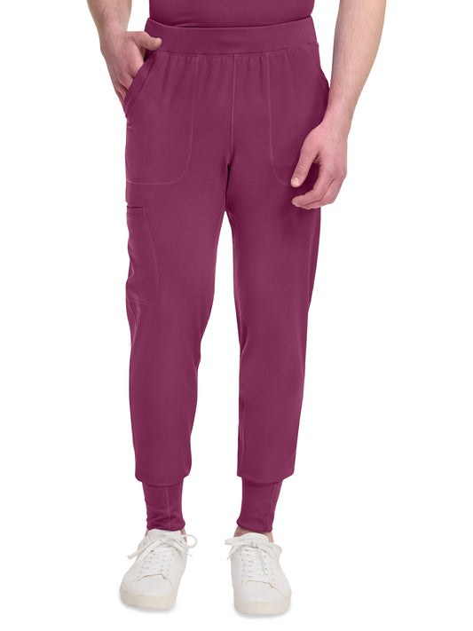 Men's 4-Pocket Tapered Leg Jogger Pant - DK040 - Wine