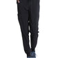 Women's 6-Pocket Mid Rise Jogger Pant - DK065 - Black