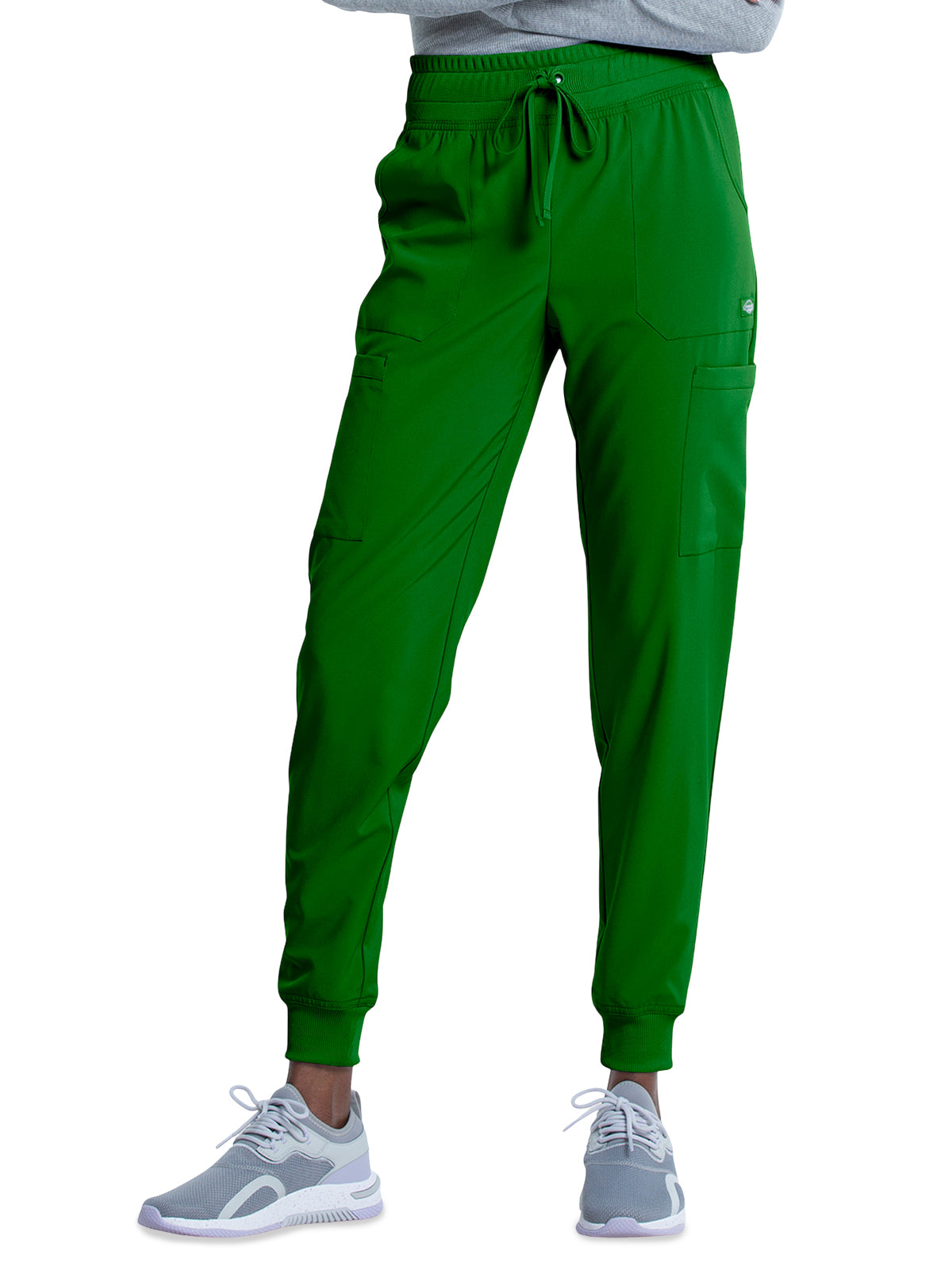 Women's 6-Pocket Mid Rise Jogger Pant - DK065 - Fern Green