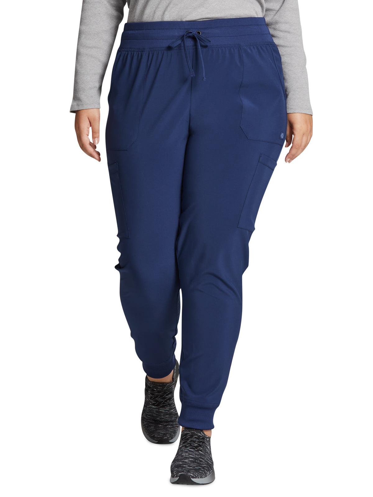 Women's 6-Pocket Mid Rise Jogger Pant - DK065 - Navy