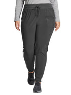 Women's 6-Pocket Mid Rise Jogger Pant - DK065 - Pewter