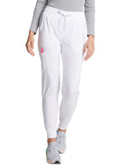 Women's 6-Pocket Mid Rise Jogger Pant - DK065 - White