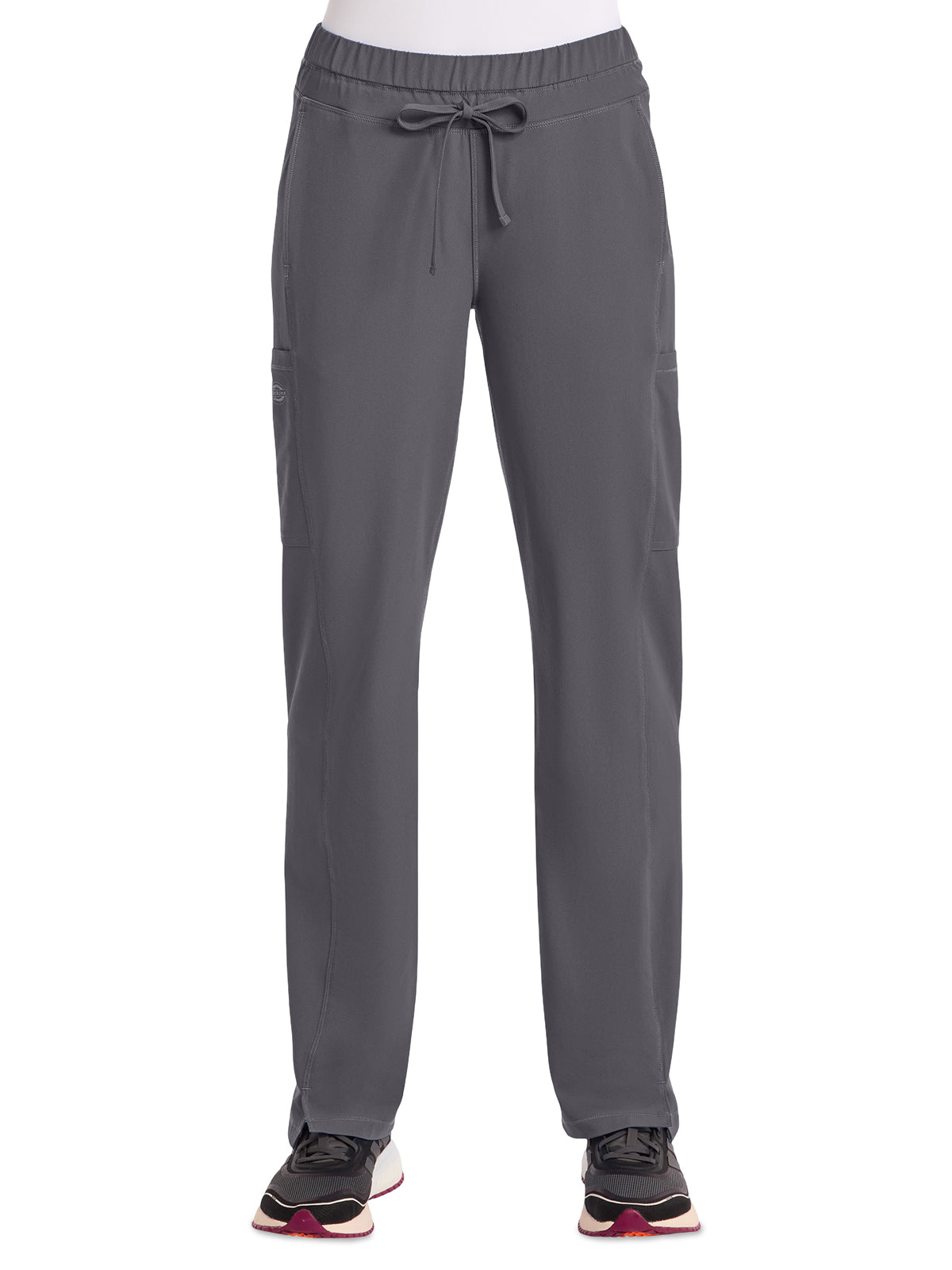 Women's 5-Pocket Mid Rise Straight Leg Pant - DK130 - Pewter