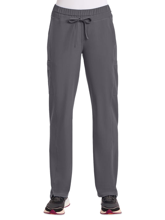 Women's 5-Pocket Mid Rise Straight Leg Pant - DK130 - Pewter