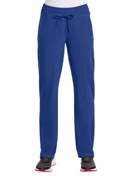 Women's 5-Pocket Mid Rise Straight Leg Pant - DK130 - Royal