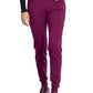 Women's 5-Pocket Mid Rise Jogger Pant - DK155 - Wine