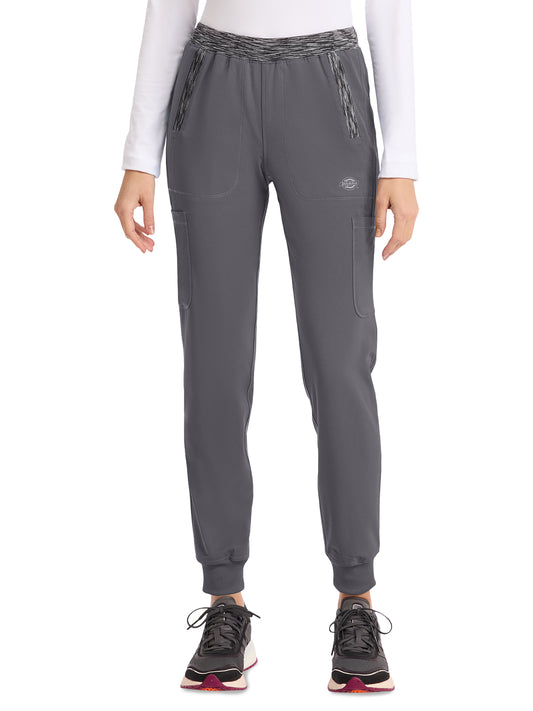Women's 6-Pocket Natural Rise Jogger Pant - DK185 - Pewter