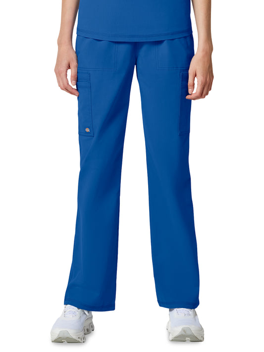 Women's 6-Pocket Straight Leg Cargo Pant - DK274 - Royal