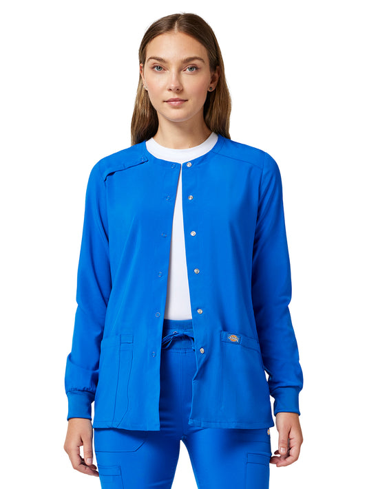 Women's 2-Pocket Snap Front Jacket - DK305 - Royal