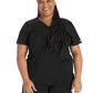 Women's 2-Pocket Contemporary Top - DK625 - Black