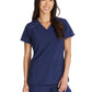 Women's 2-Pocket Contemporary Top - DK625 - Navy