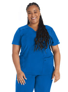 Women's 2-Pocket Contemporary Top - DK625 - Royal