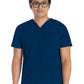 Men's 4-Pocket V-Neck Top - DK672 - Navy