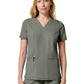 Women's 2-Pocket V-Neck Scrub Top - DK856 - Moonstone