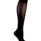 Women's Knee High 8-15 mmHg Compression Sock - FASHIONSUPPORT - Black