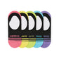 Women's No Show Socks (5 Pairs per Pack) - HIDEOUT - Primary Passion