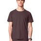 Men's 2-Pocket Crew Neck Scrub Top - IN00020 - Walnut Roast