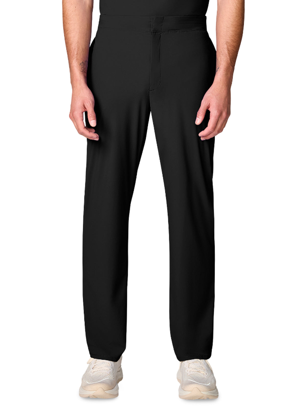 Men's 4-Pocket Straight Leg Pant - IN00021 - Black