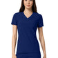 Women's 2-Pocket V-Neck Top - IN00033 - Navy
