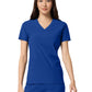 Women's 2-Pocket V-Neck Top - IN00033 - Royal