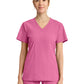Women's 2-Pocket V-Neck Top - IN00033 - Tropical Pink