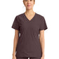 Women's 2-Pocket V-Neck Top - IN00033 - Walnut Roast