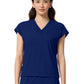 Women's 1-Pocket V-Neck Dolman Top - IN00034 - Navy