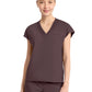 Women's 1-Pocket V-Neck Dolman Top - IN00034 - Walnut Roast