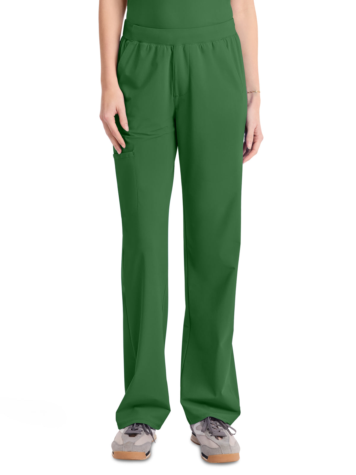 Women's 4-Pocket Straight Leg Pant - IN023A - Retro Green