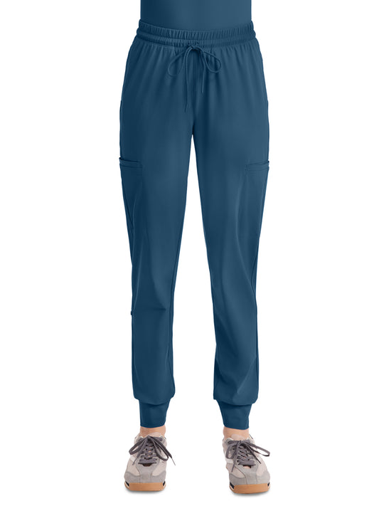 Women's 5-Pocket Jogger Pant - IN024A - Caribbean Blue