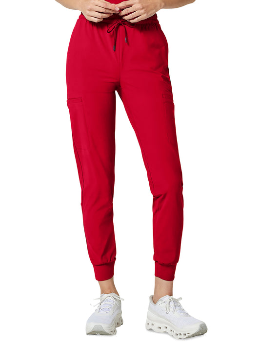 Women's 5-Pocket Jogger Pant - IN024A - Cherry Pop
