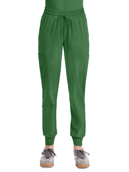 Women's 5-Pocket Jogger Pant - IN024A - Retro Green