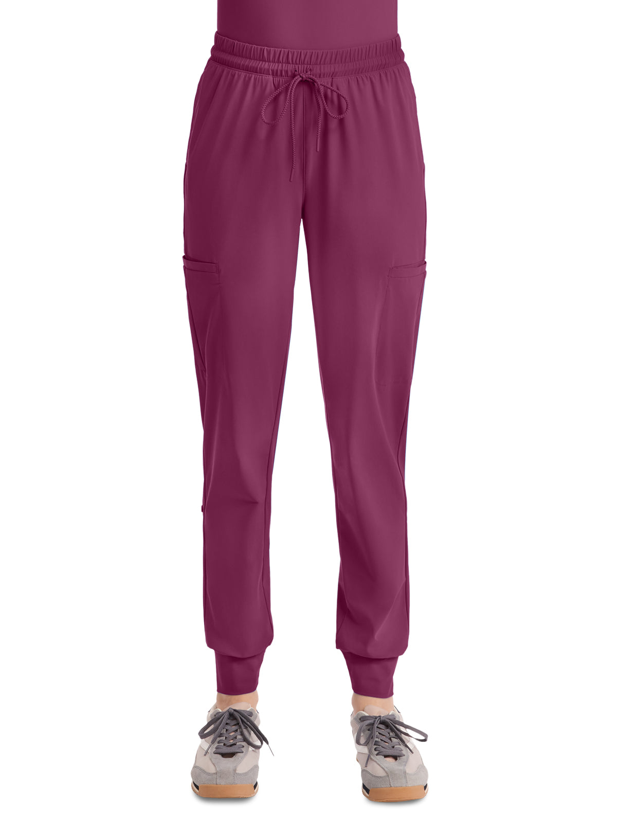 Women's 5-Pocket Jogger Pant - IN024A - Wine