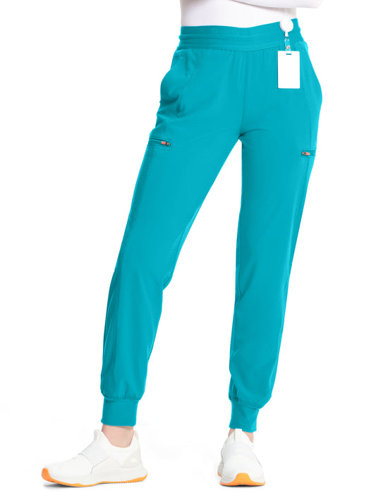 Women's Mid Rise Jogger Pant - IN122A - Aquaturque