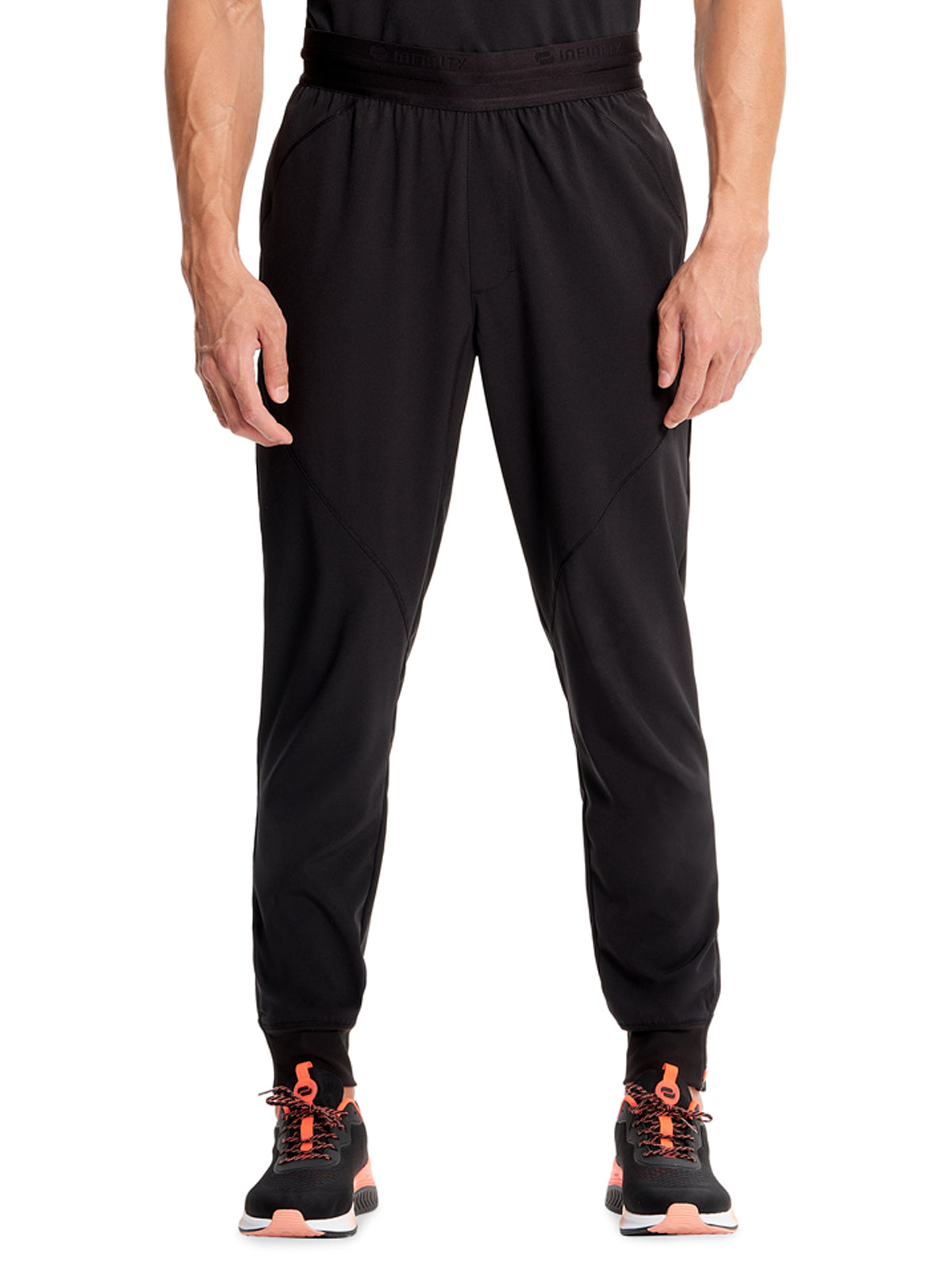 Men's Mid Rise Jogger - IN204A - Black
