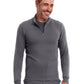 Men's 2-Pocket Mock Neck Jacket - IN302 - Pewter