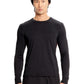 Men's Long Sleeve Underscrub Tee - IN608 - Black