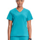 Women's V-Neck Top - IN620A - Aquaturque