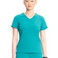 Women's V-Neck Top - IN620A - Teal Blue