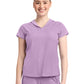 Women's 2-Pocket Mock-Wrap V-Neck Top - IN635A - Livewire Lilac